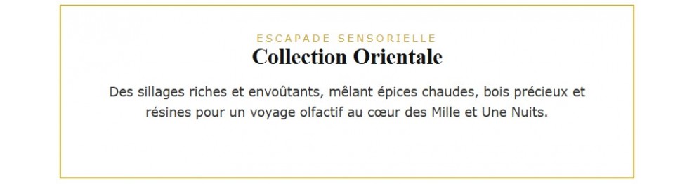 Collection orientale 